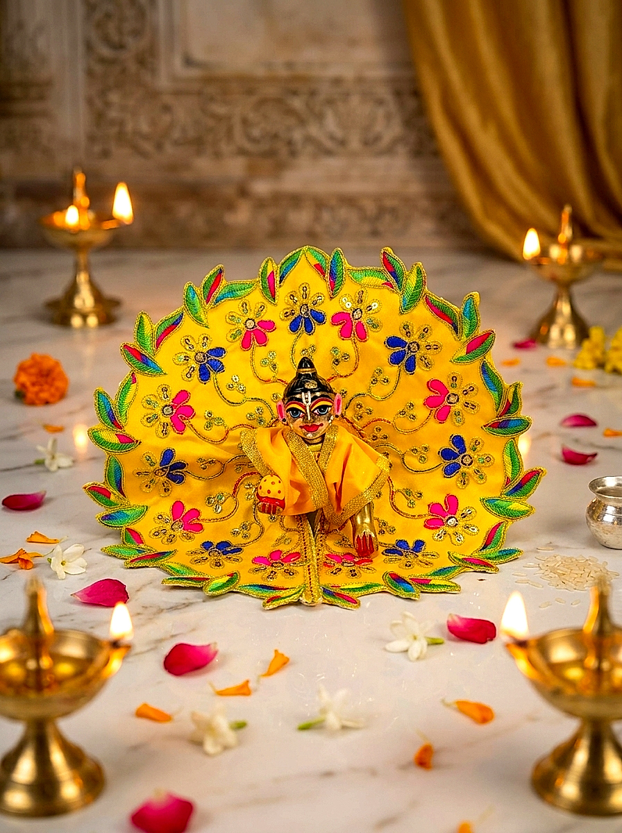 Handcrafted Devotional Radha Krishna & Laddu Gopal Deity Poshak Dress Seva | Hare Krsna Attires