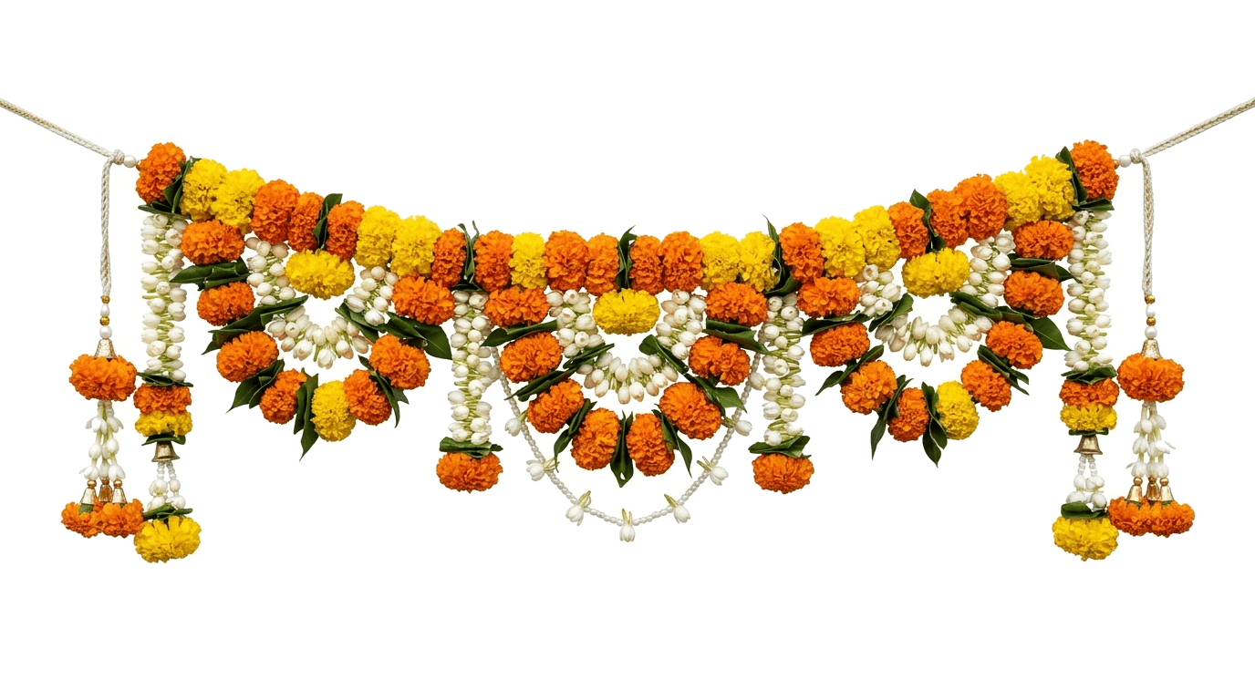 Sacred Marigold Toran Garland