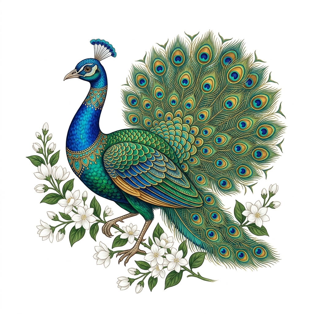 Royal Vrindavan Peacock Decor