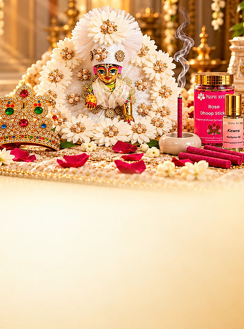 Sacred Poshak, Mukut Crown and Temple Shringar