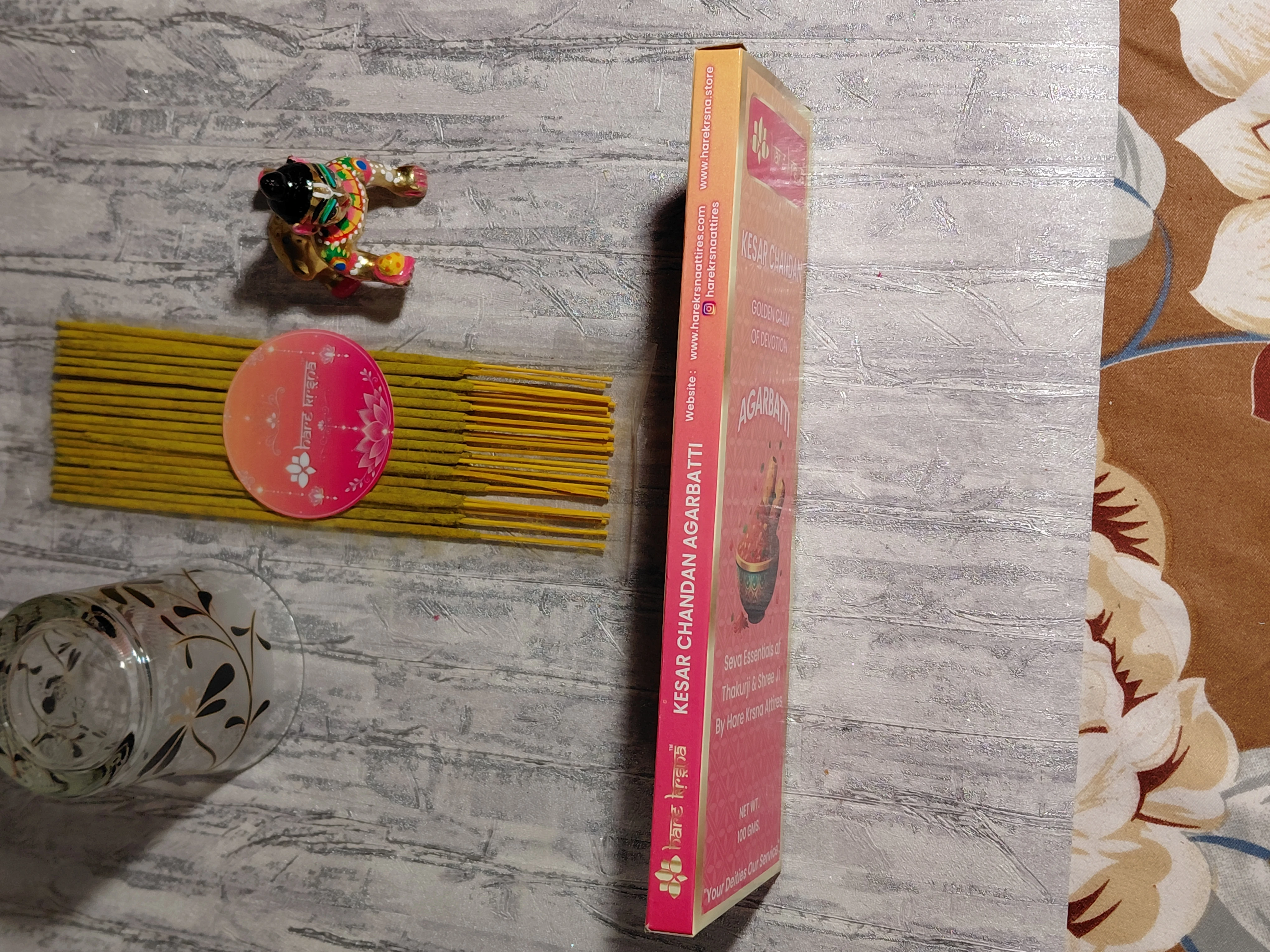 Divine Vrindavan Flora Agarbatti – Premium Incense Sticks Collection angle 4