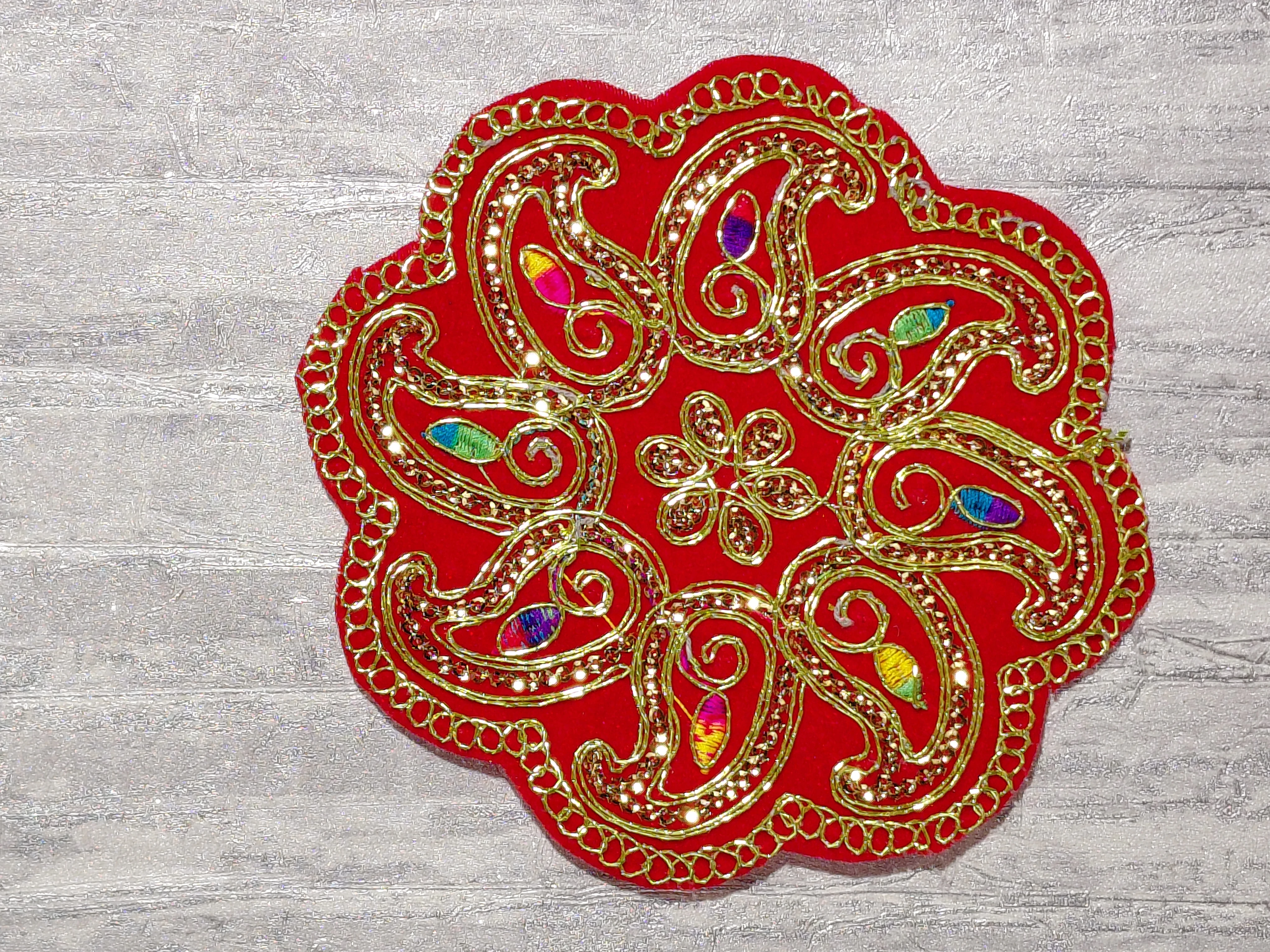 Madhvika Temple Cloth (Mandir Aasan) angle 4