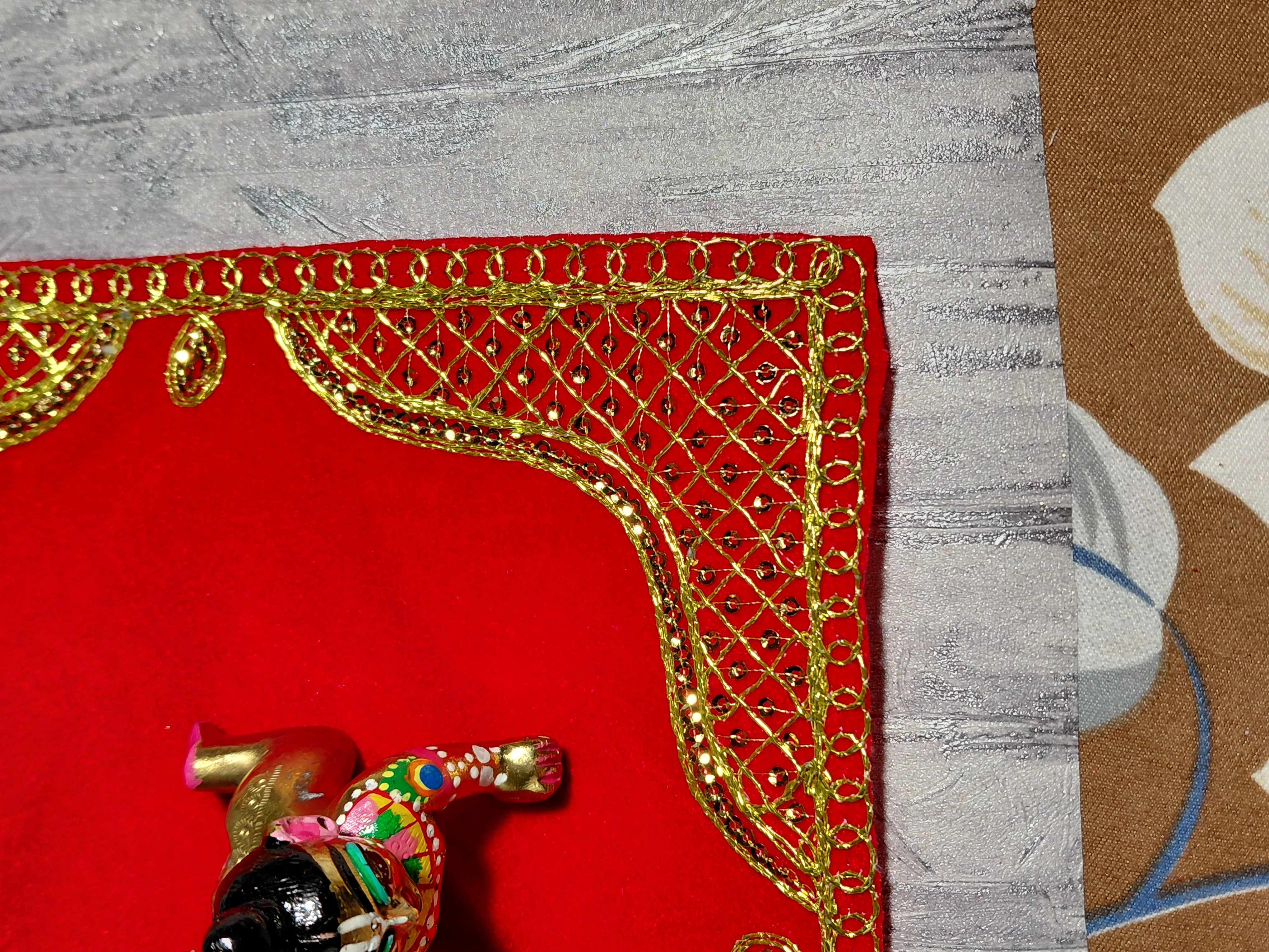PriyaKunj Temple Cloth (Mandir Aasan) angle 3