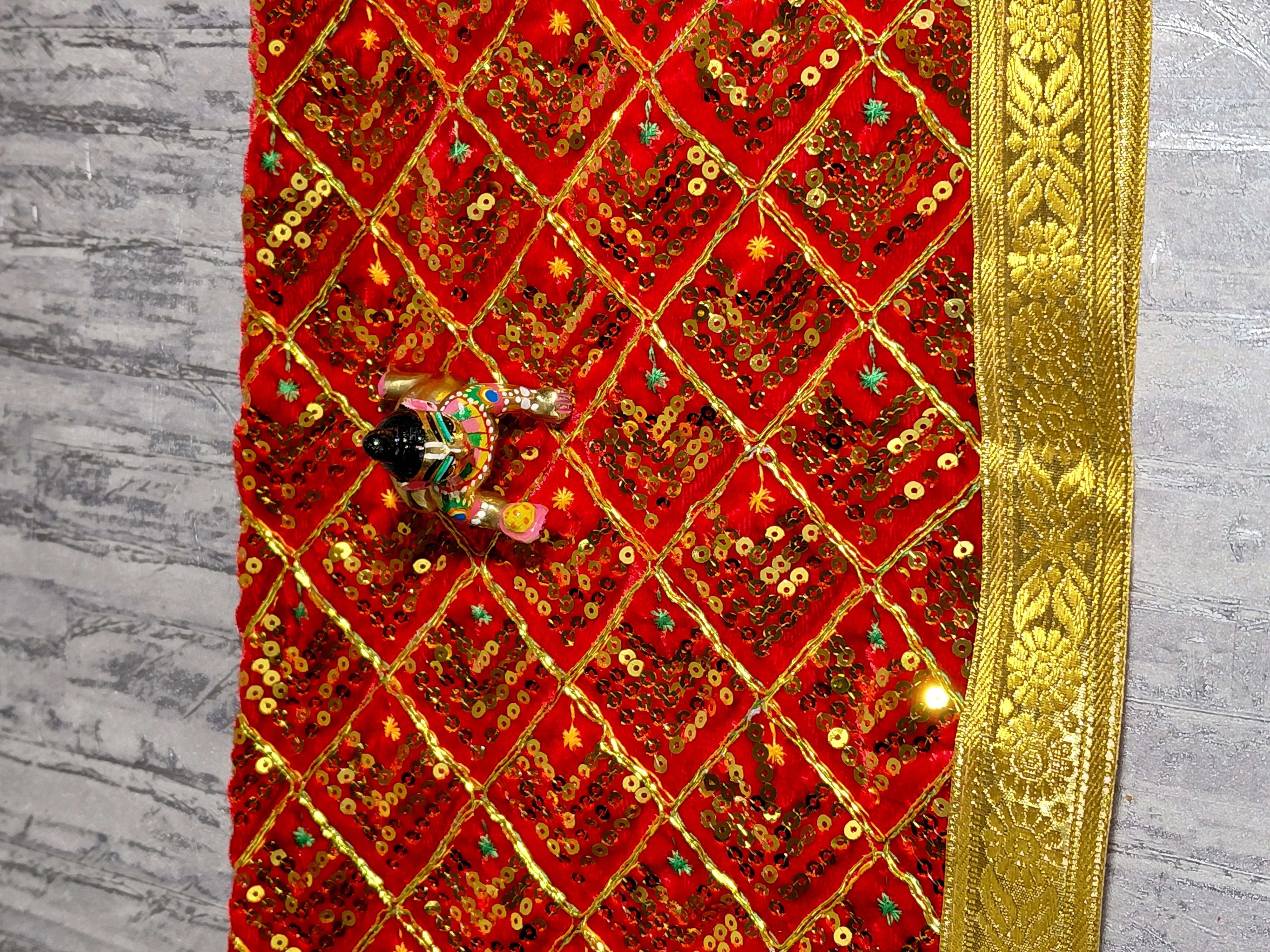 Priyava Temple Cloth (Mandir Aasan) angle 5