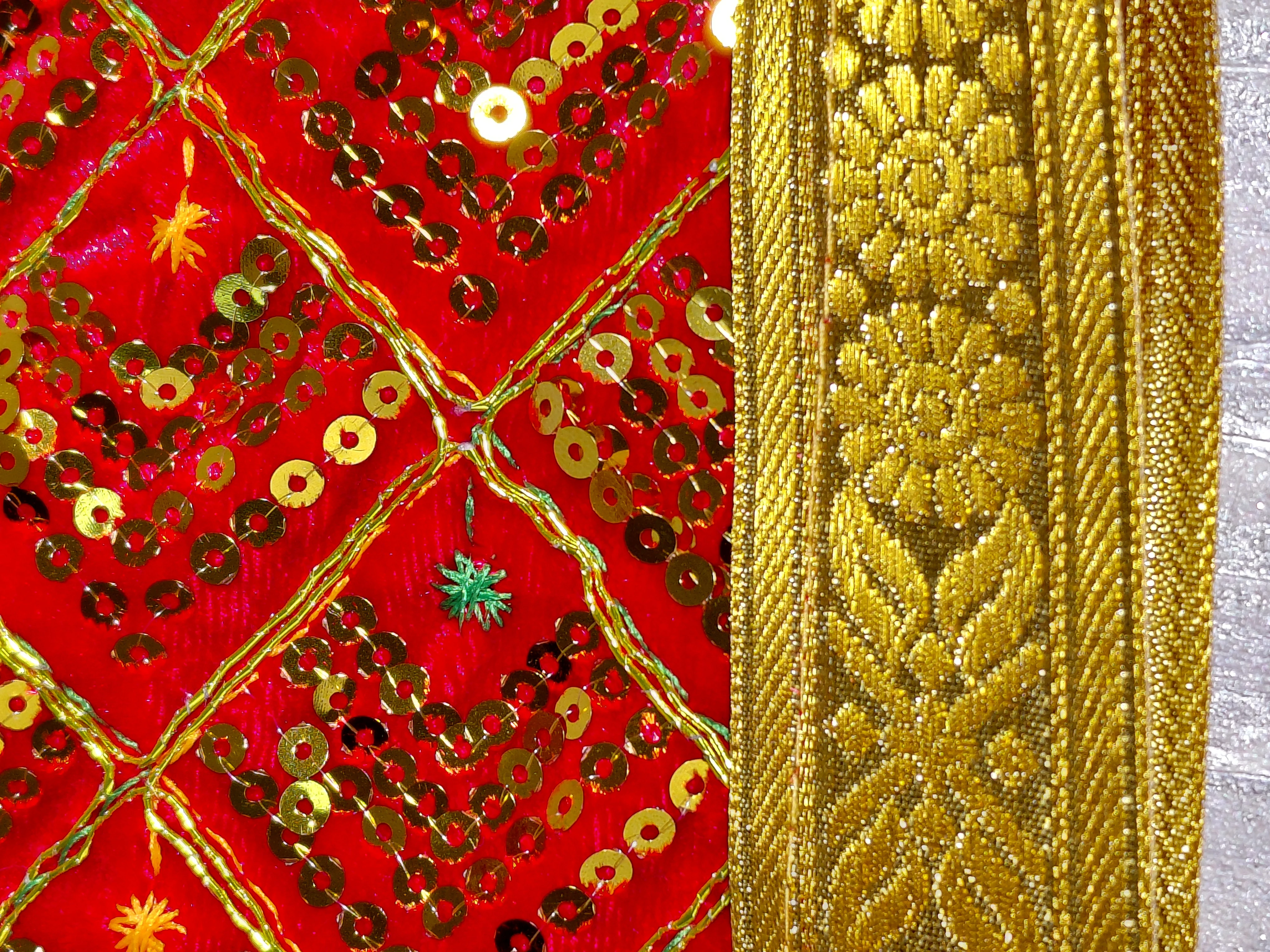 Priyava Temple Cloth (Mandir Aasan) angle 6