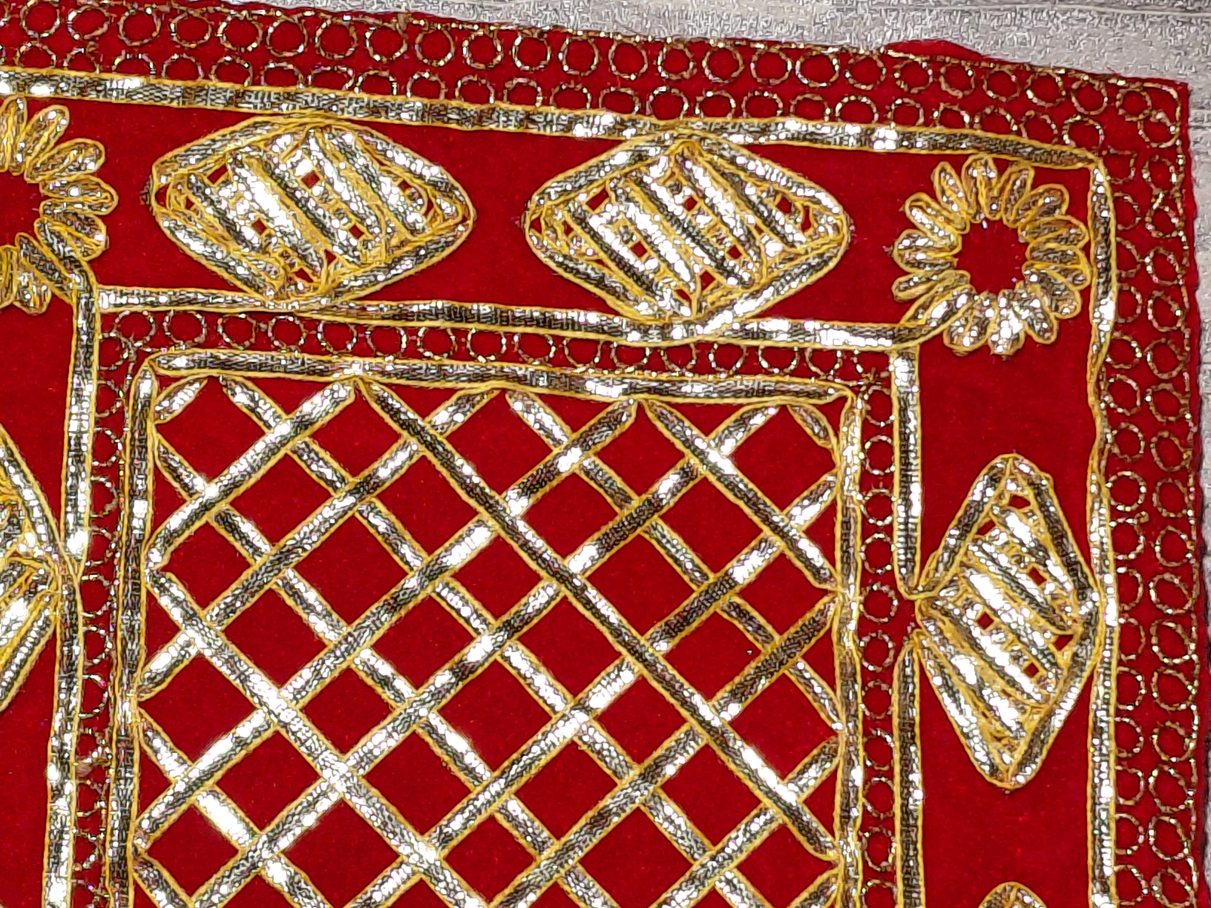 RasVallabh Temple Cloth (Mandir Aasan) angle 7