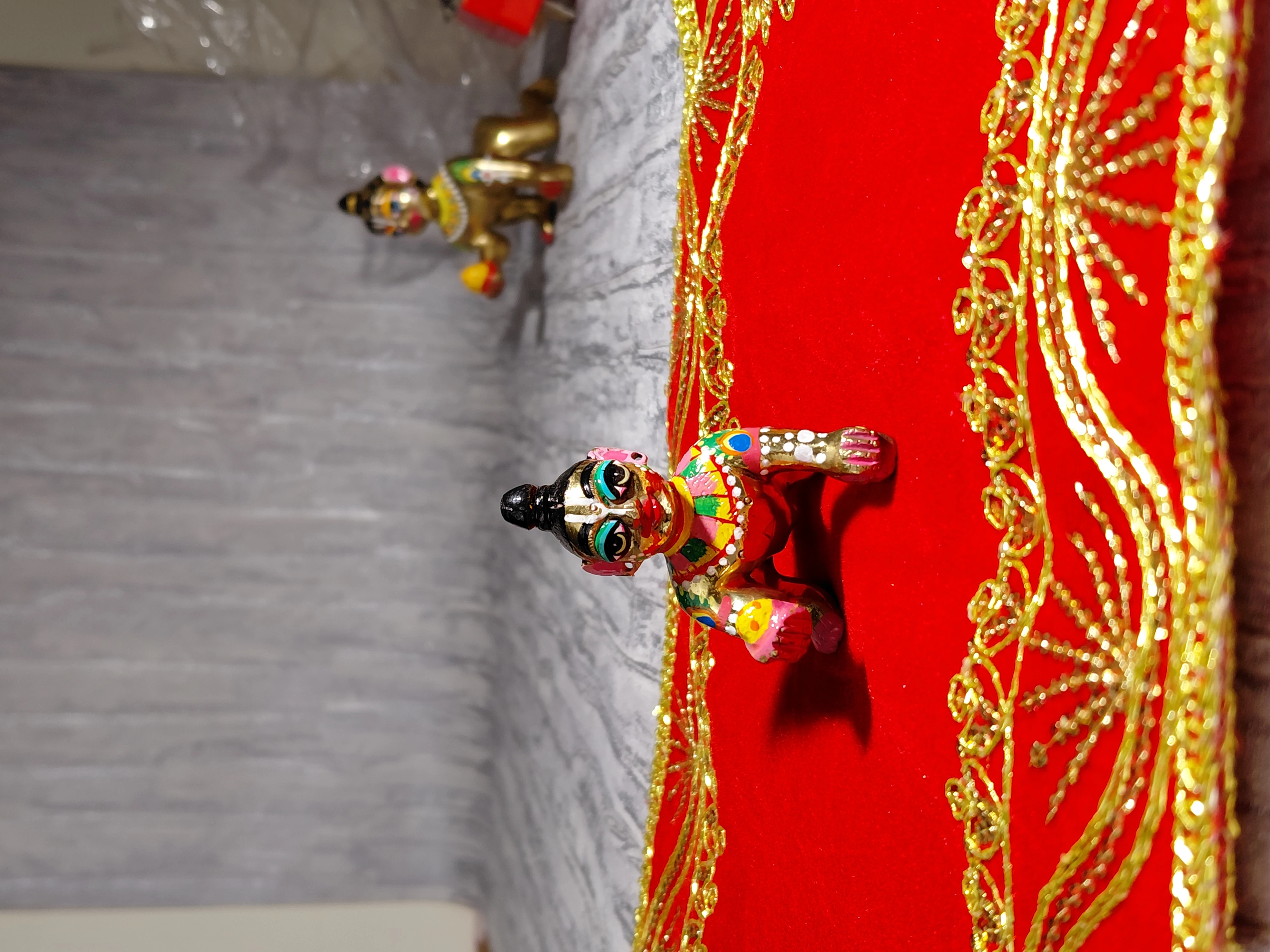 Vrinda Sundara Aasan – Altar / Temple Cloth angle 3