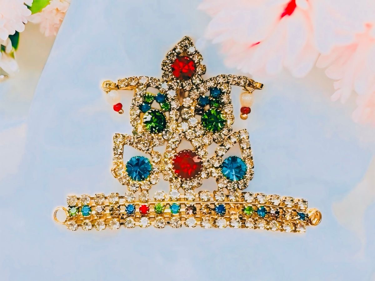 Vrindavananta Sancharine Polychromatic Crown