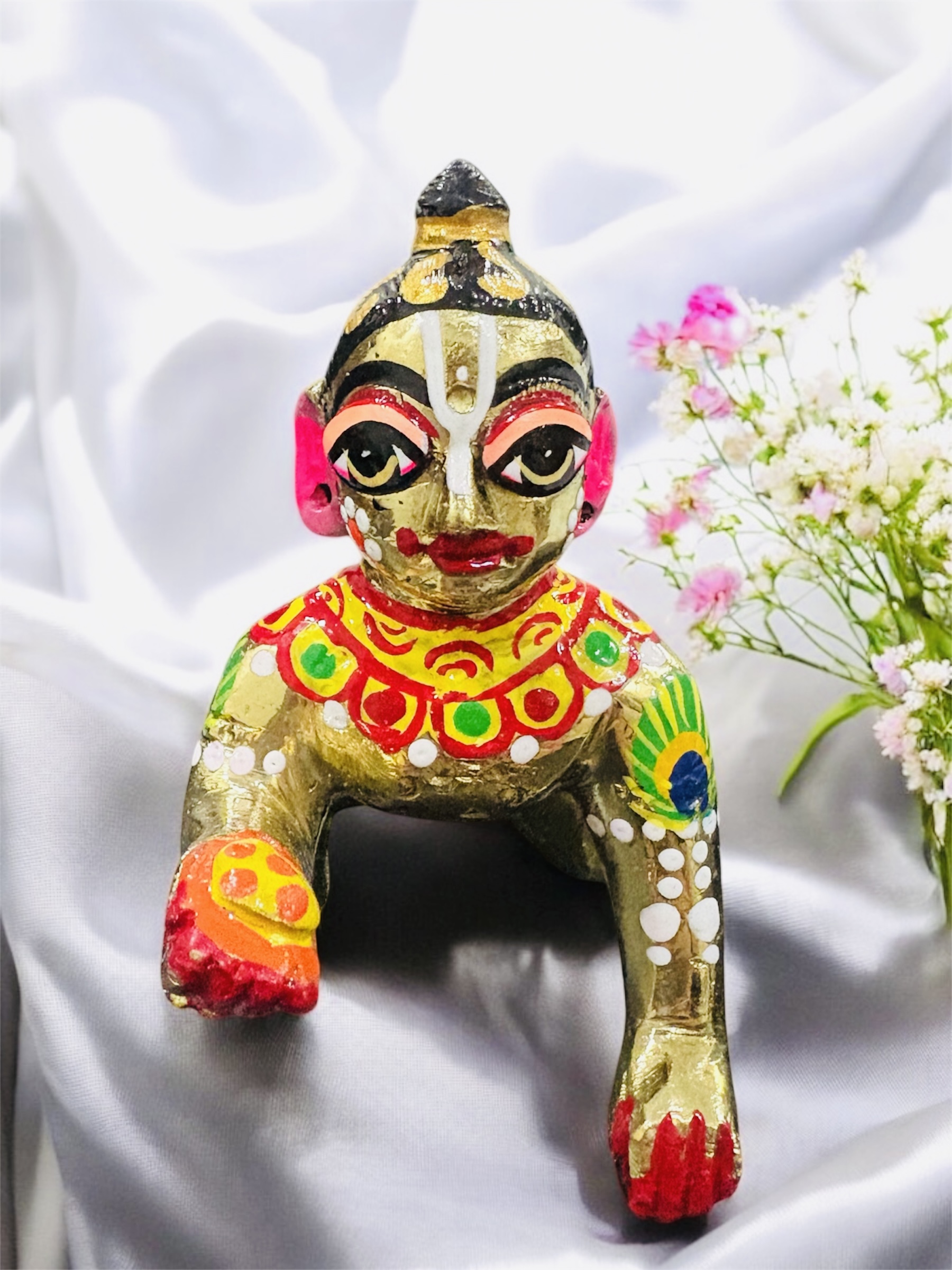 Laddu Gopal Ji ( Heavy , Shiny ) Deity or Vigraha