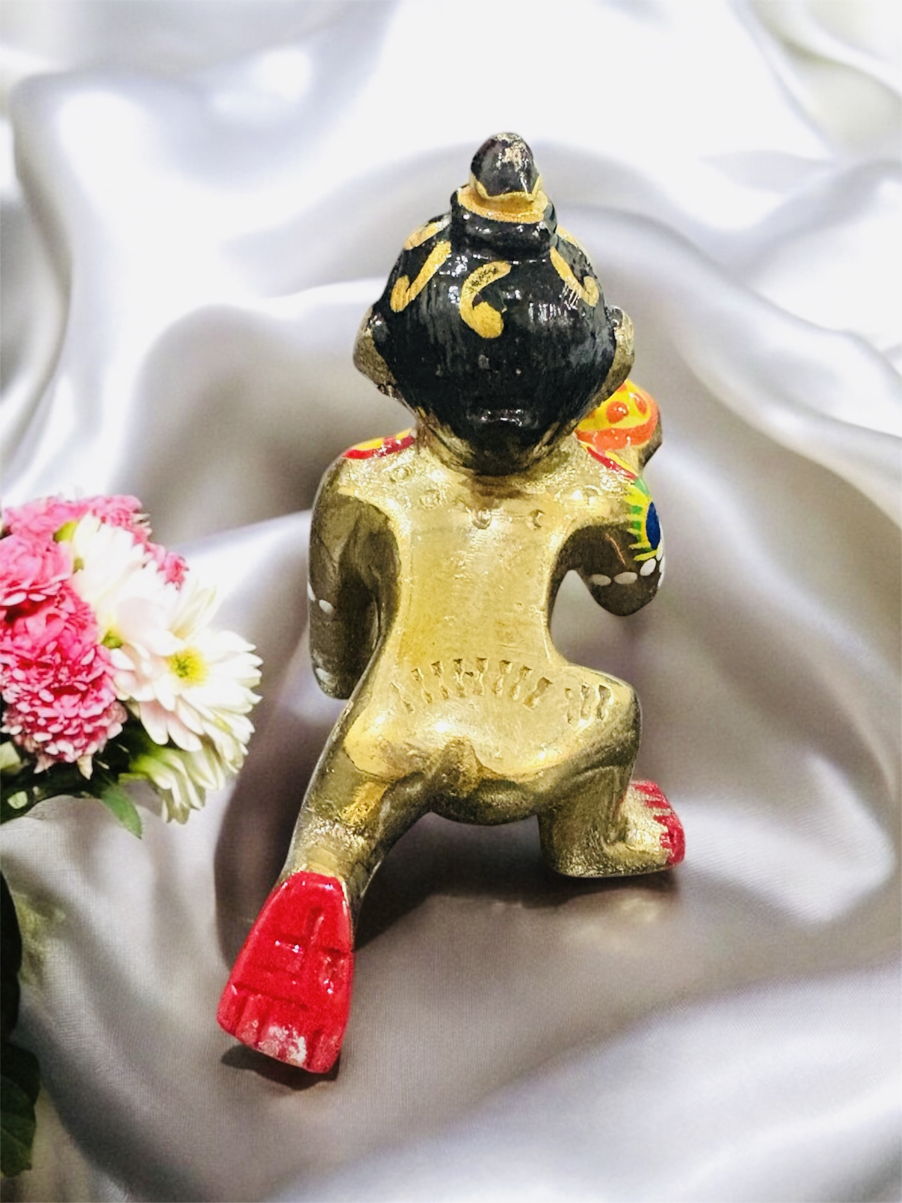 Laddu Gopal Ji Deity or Vigraha ( Ashtadhatu / heavy & Shiny ) thumbnail 2