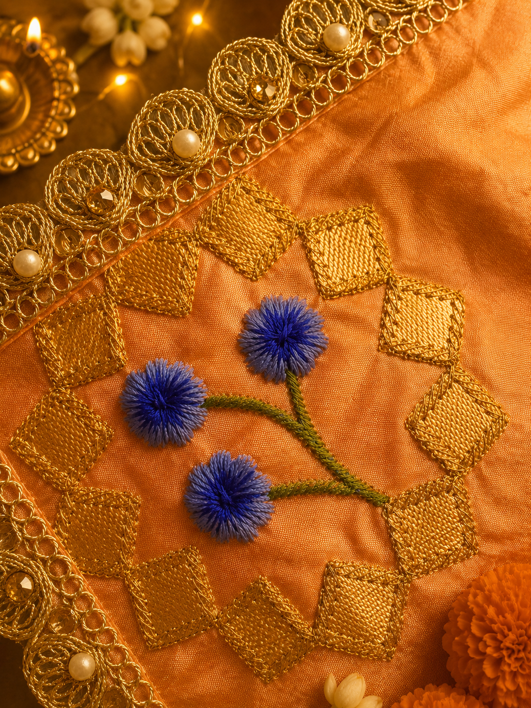 Candrikā Vilāsa Vastram – Royal Temple Cloth thumbnail 2