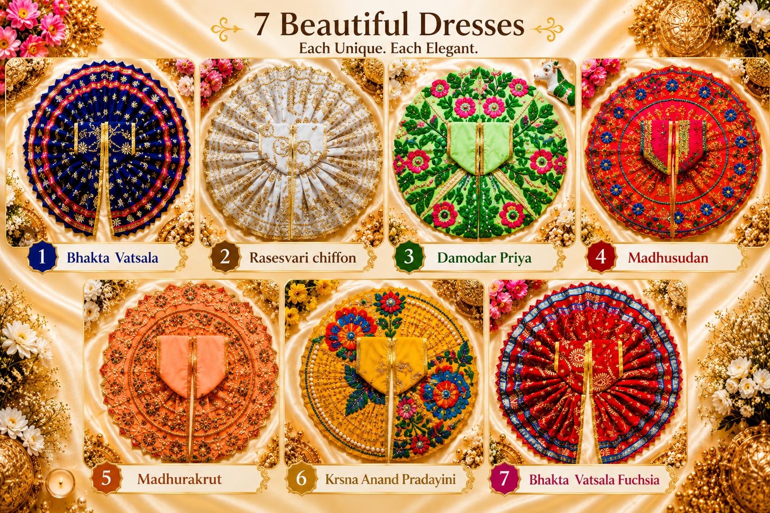 Janmashtami 7 Days Divine Shringar Collection – Size 1