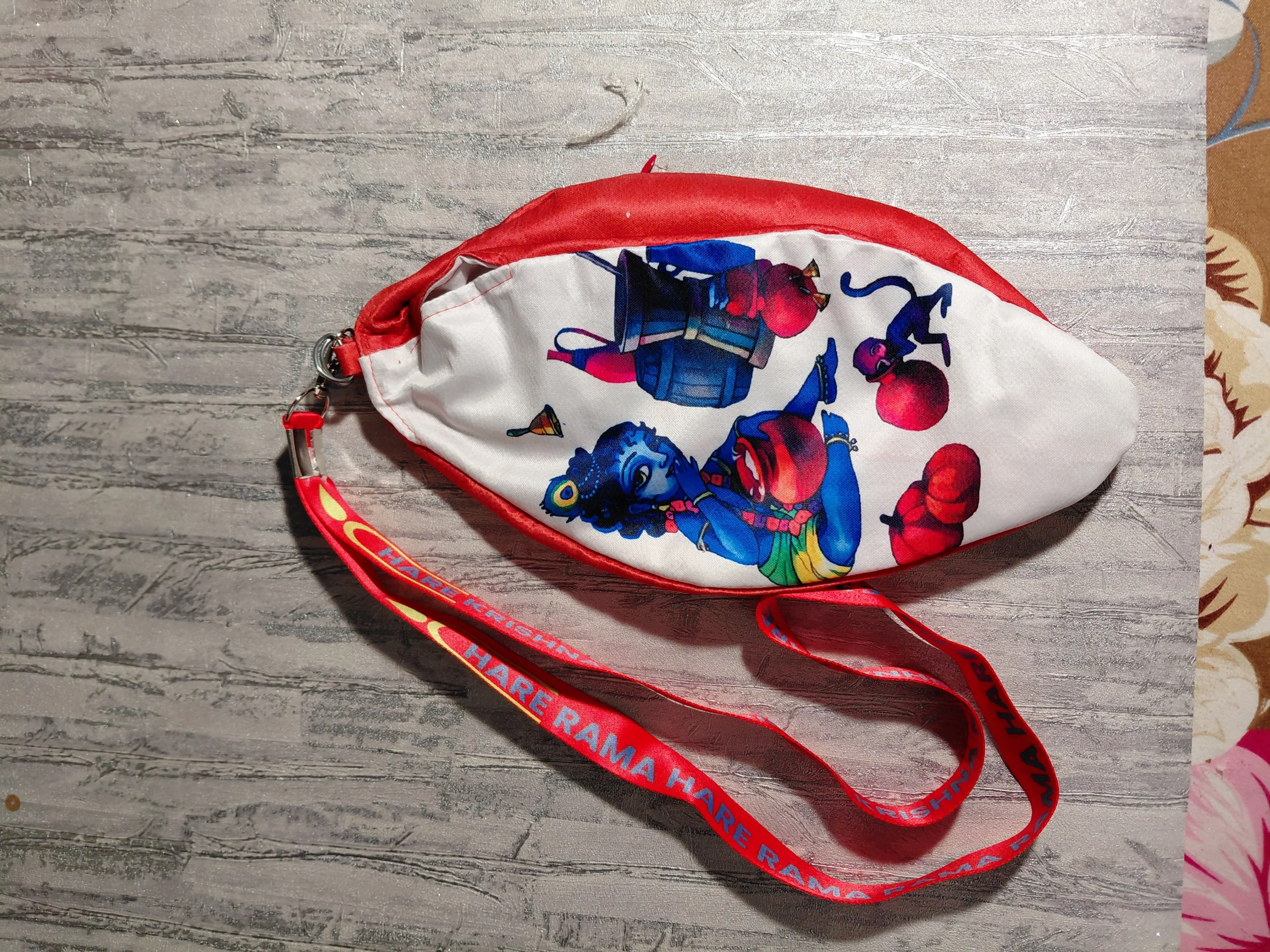 Damodar Ember Japa / Chanting Bag angle 7