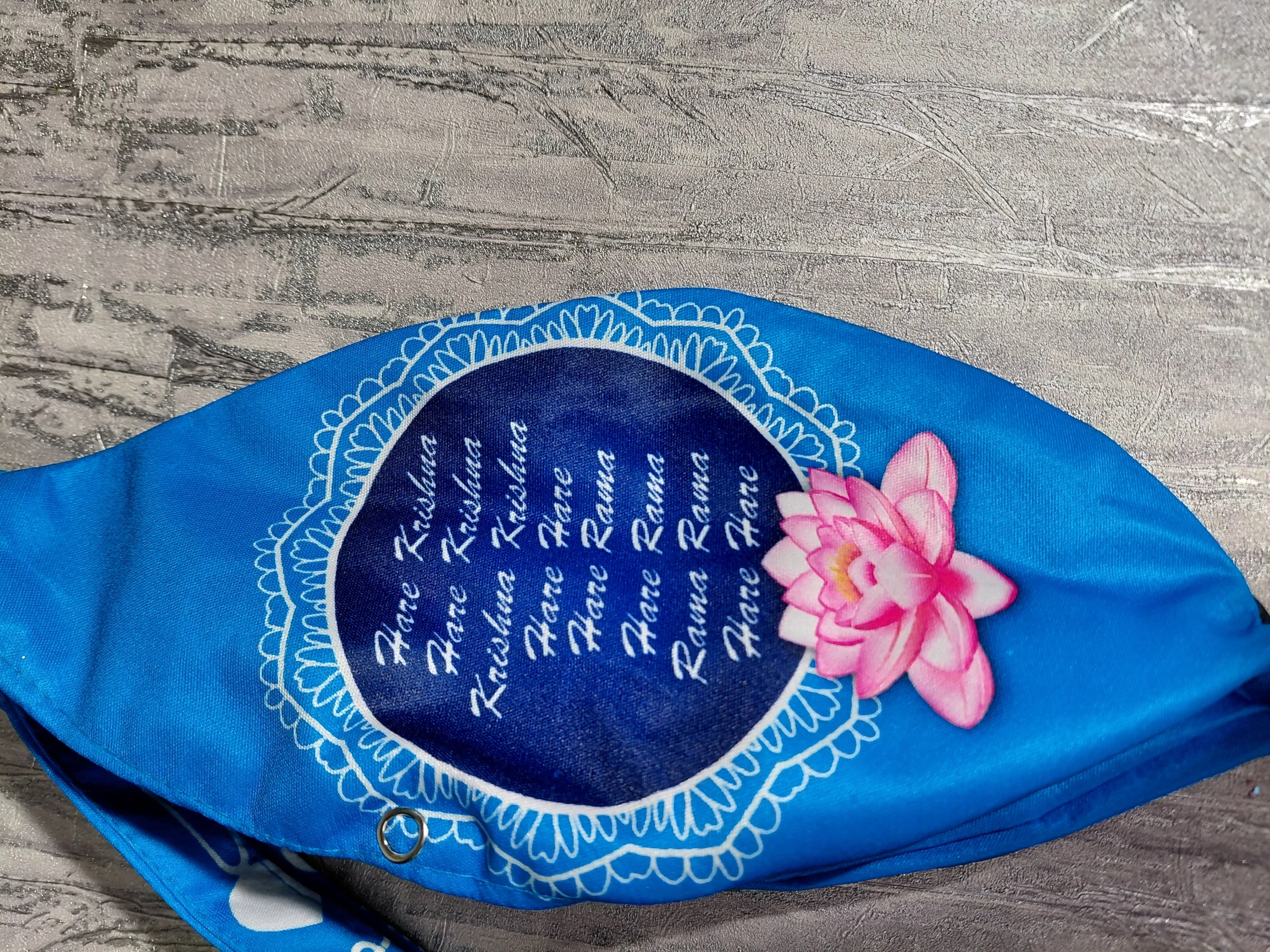Gauranga Sapphire Japa / Chanting Bag angle 13