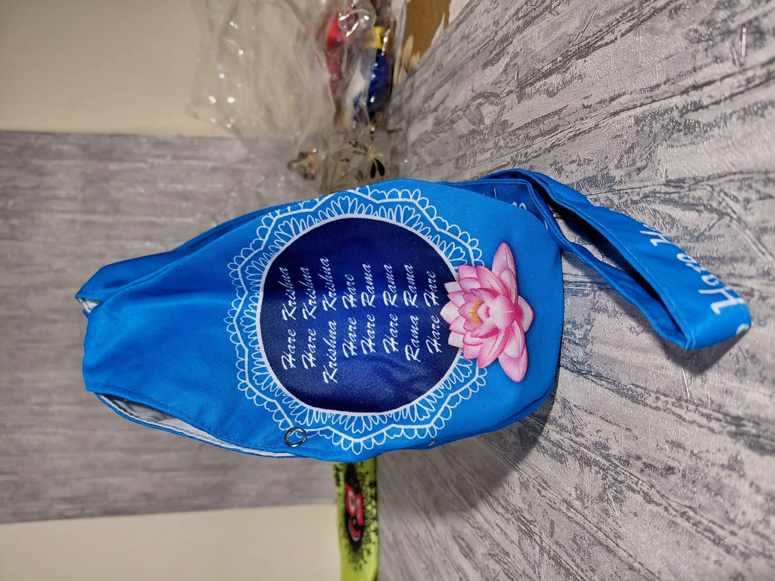 Gauranga Sapphire Japa / Chanting Bag angle 6