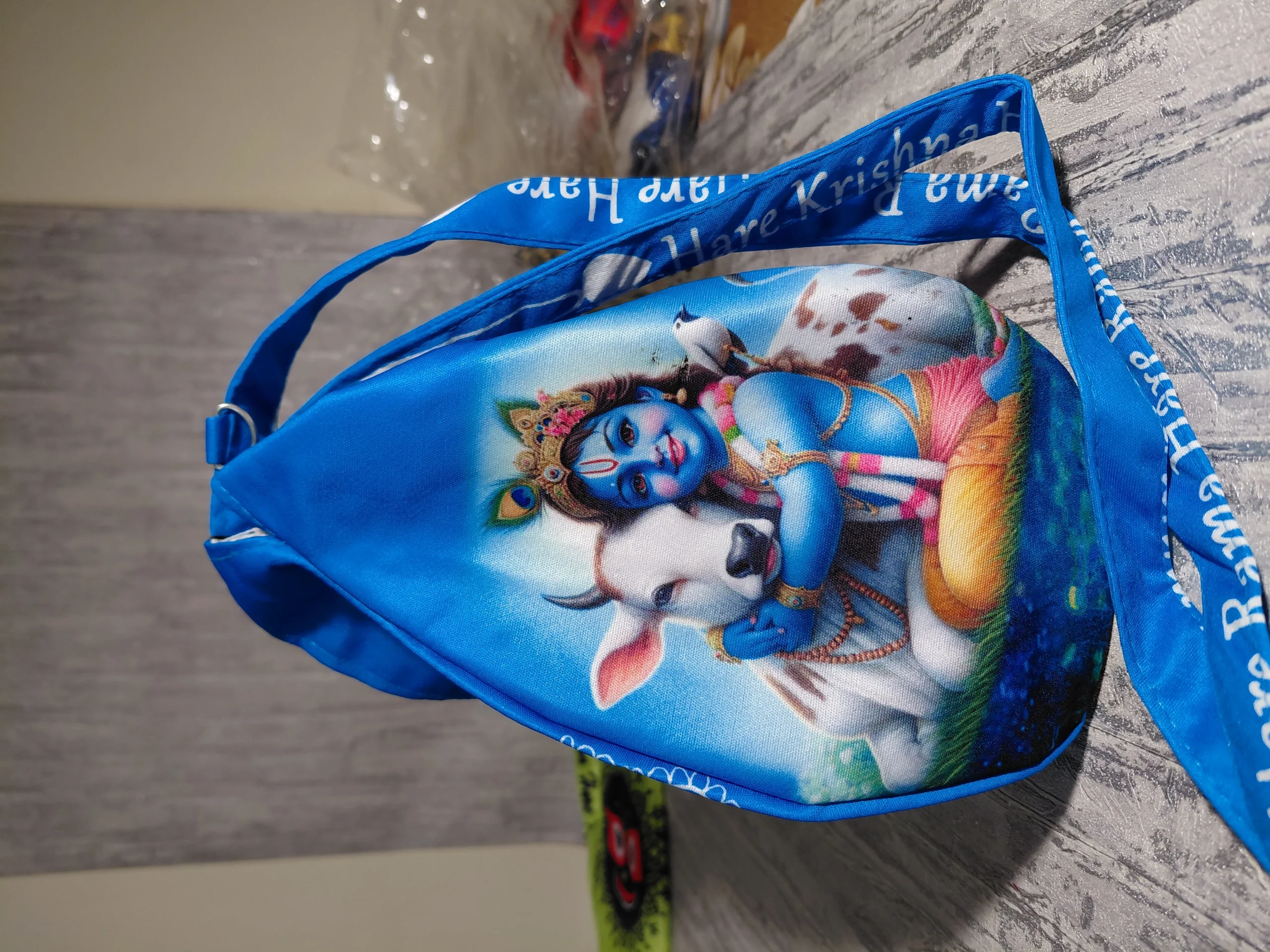 Gauranga Sapphire Japa / Chanting Bag angle 7