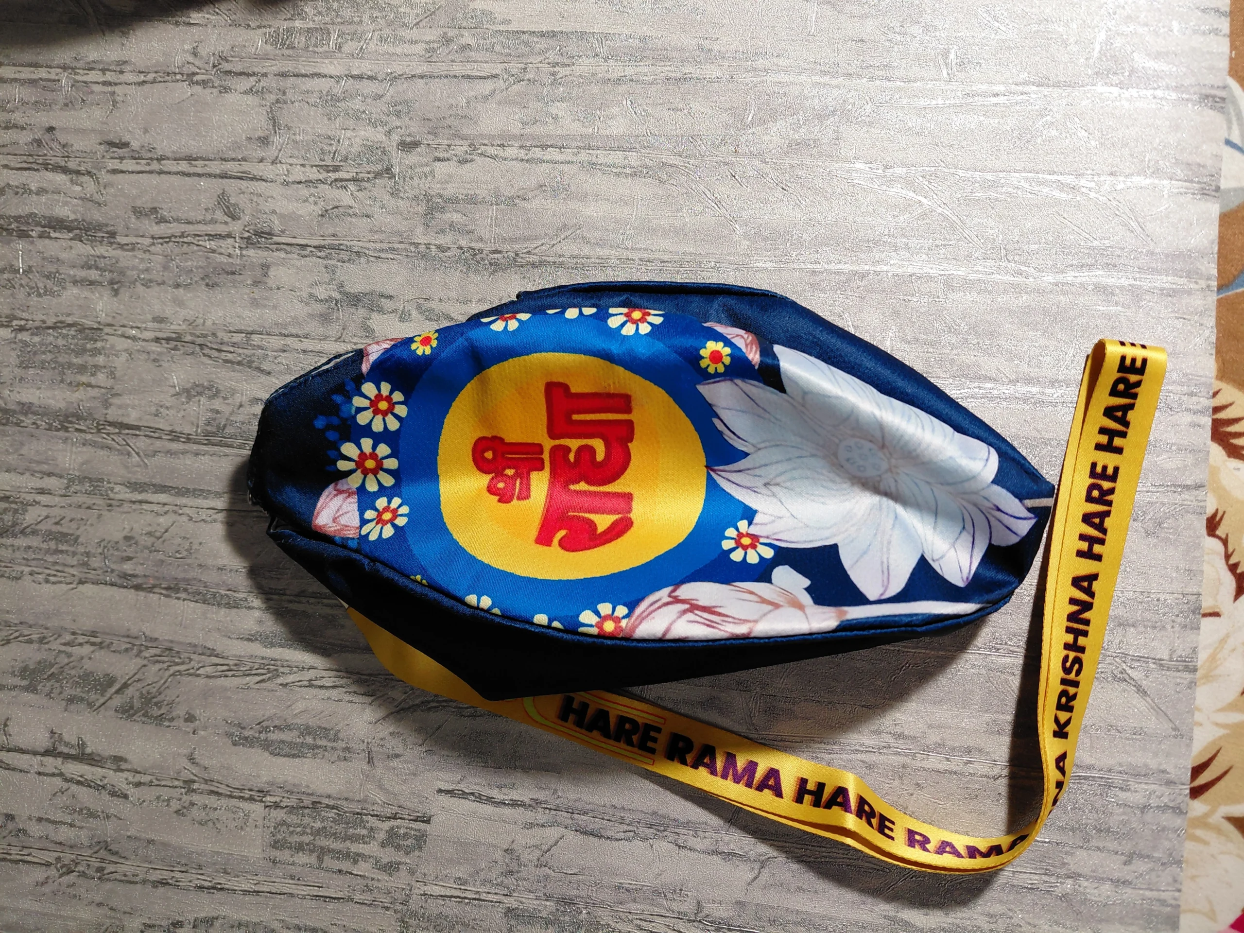 Kishori Cerulean Japa / Chanting Bag angle 11