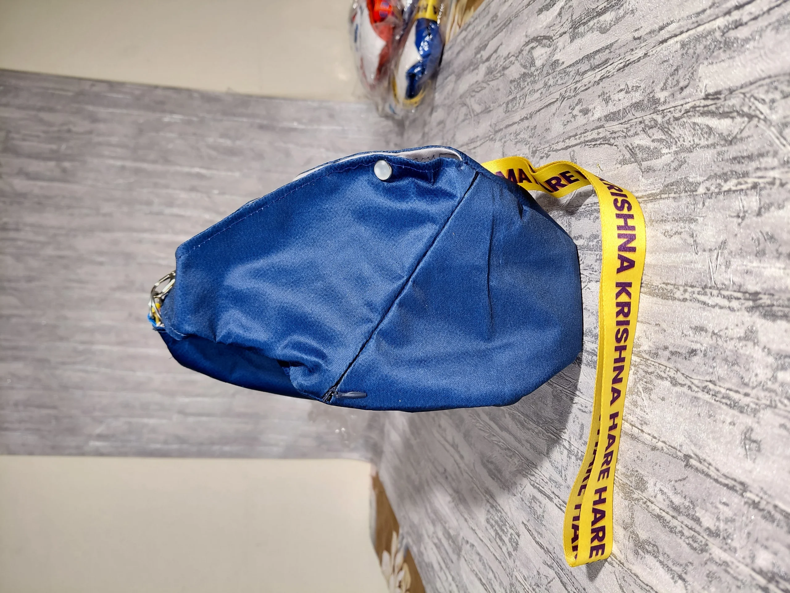 Kishori Cerulean Japa / Chanting Bag angle 2