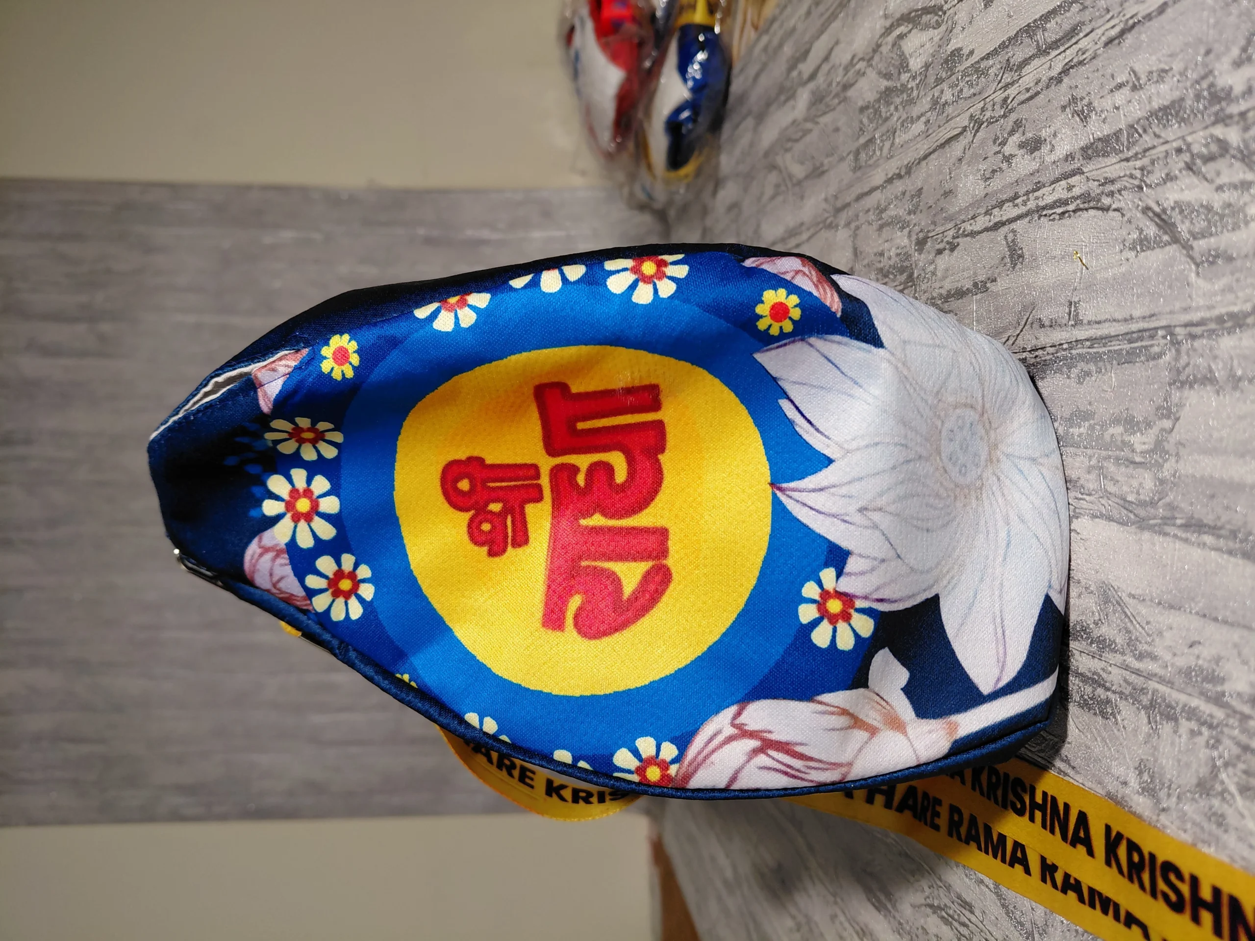 Kishori Cerulean Japa / Chanting Bag angle 3
