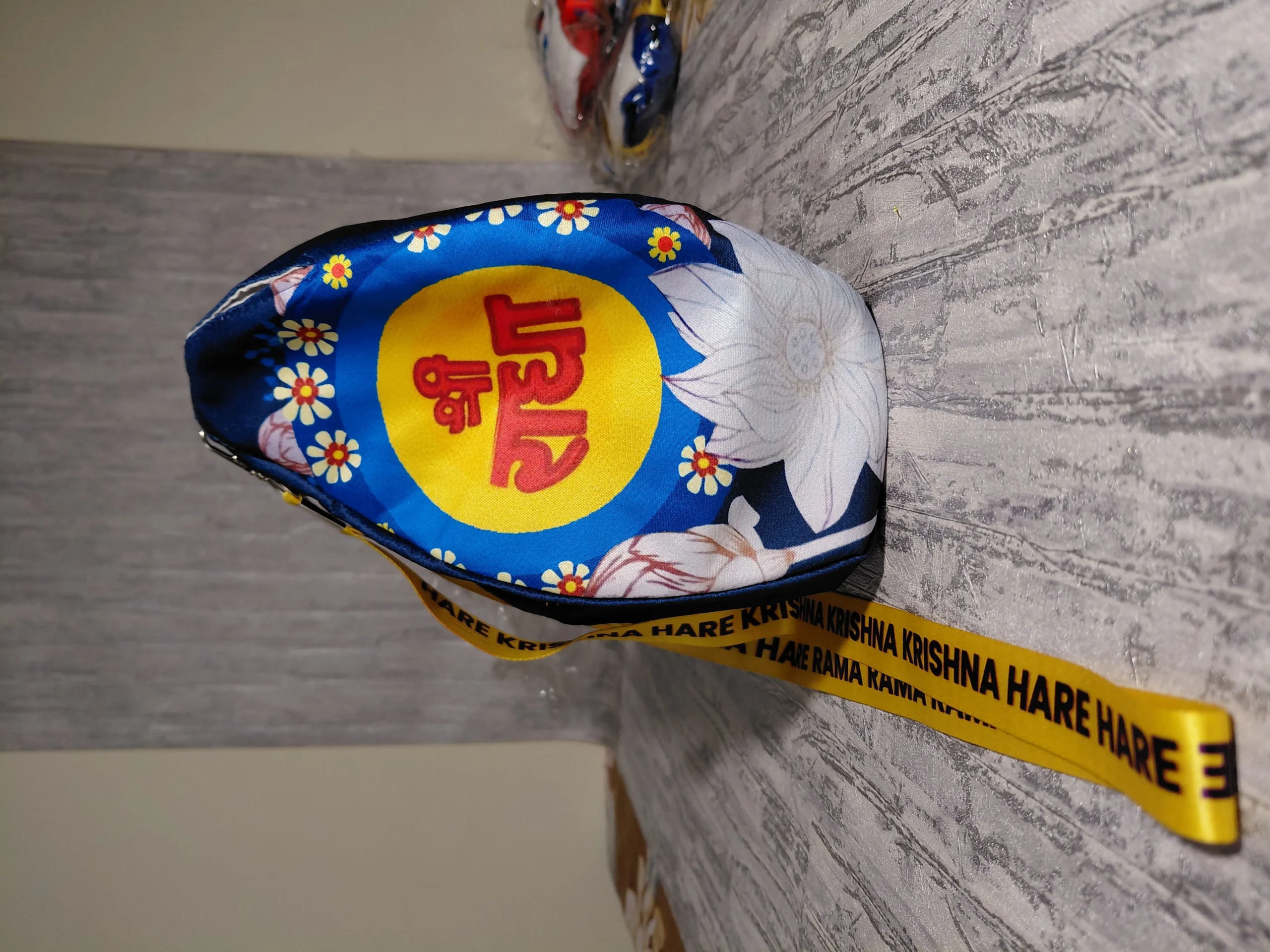 Kishori Cerulean Japa / Chanting Bag angle 4