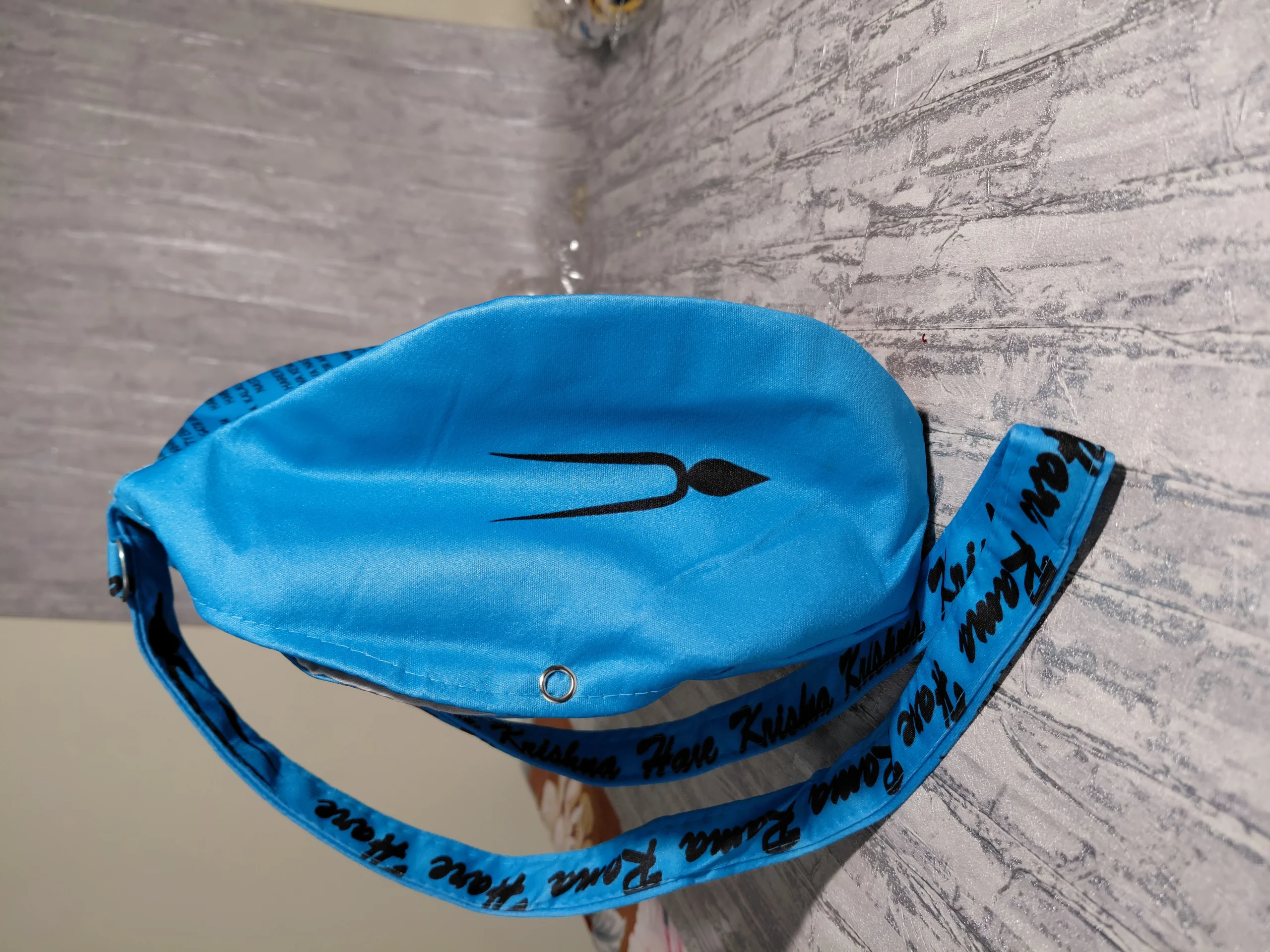 Krishna Chaitanya Cerulean Japa / Chanting Bag angle 9