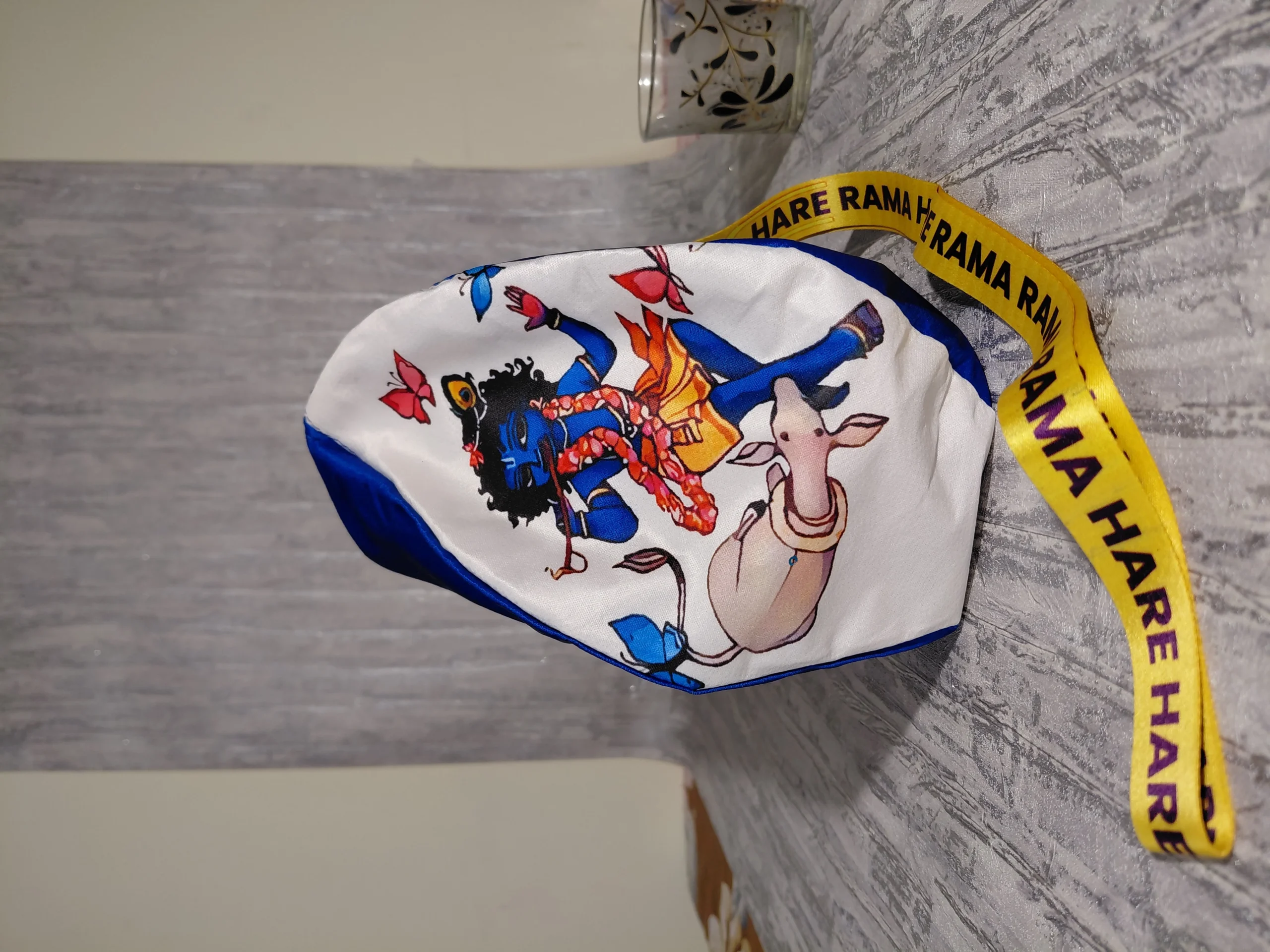 Nandalala Porcelain Japa / Chanting Bag angle 3