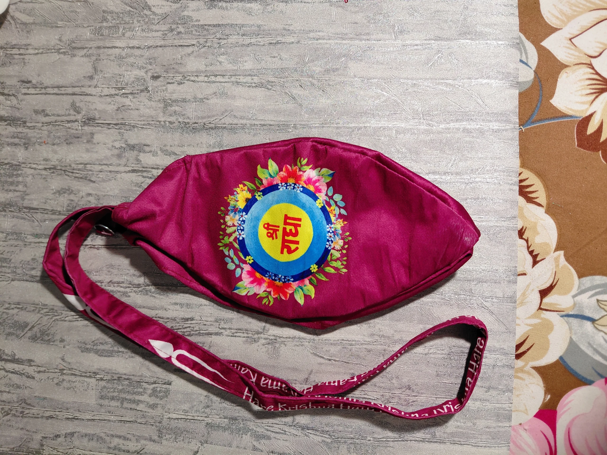 Radhika Amaranth Japa / Chanting Bag angle 19