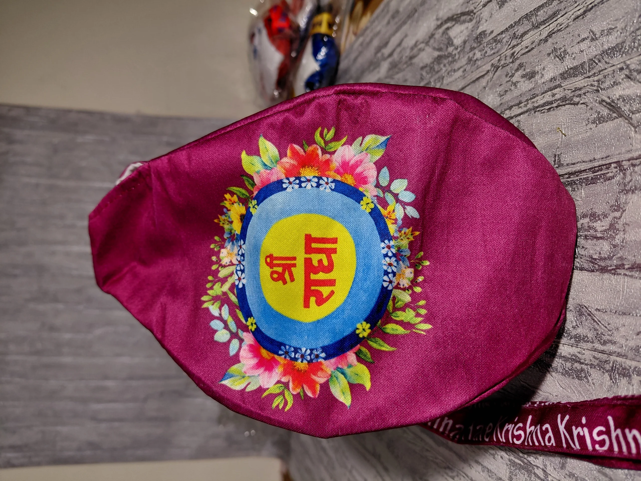 Radhika Amaranth Japa / Chanting Bag angle 7